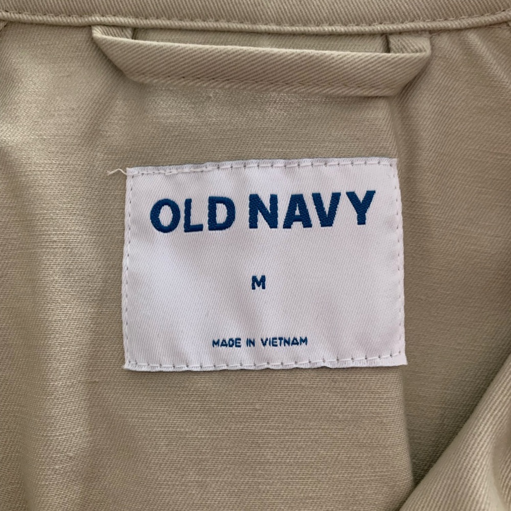 Old Navy Women's Beige Trench Coat - Picture 4 of 5